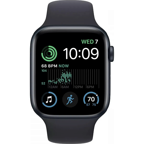 Apple Watch SE 2 40mm Midnight Aluminum Case with Midnight Sport Band M/L (MNT83) MNT83 фото