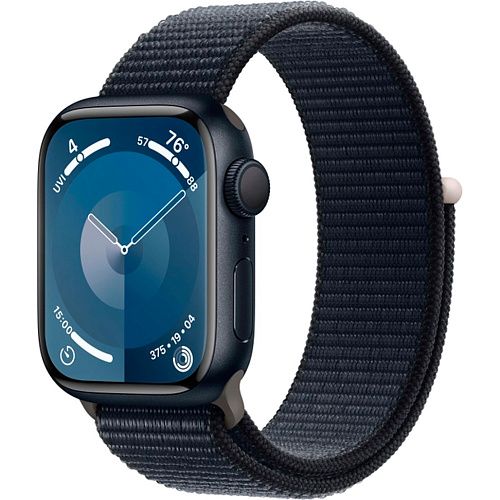 Apple Watch Series 9 41mm Midnight Aluminum Case with Midnight Sport Loop (MR8Y3) MR8Y3 фото