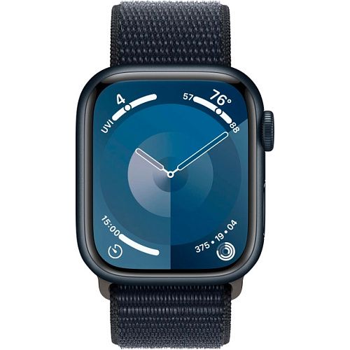 Apple Watch Series 9 41mm Midnight Aluminum Case with Midnight Sport Loop (MR8Y3) MR8Y3 фото