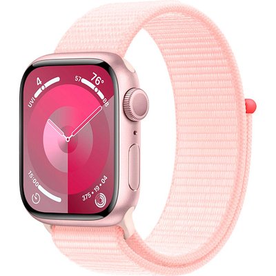 Apple Watch Series 9 41mm Pink Aluminum Case with Light Pink Sport Loop (MR953) MR953 фото