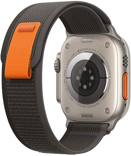 Apple Watch Ultra Titanium Case with Black/Gray Trail Loop S/M (MQF43/MQFW3) MQF43/MQFW3 фото