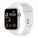 Apple Watch SE 2 44mm Silver Aluminum Case with White Sport Band (MNK23) MNK23 фото 1