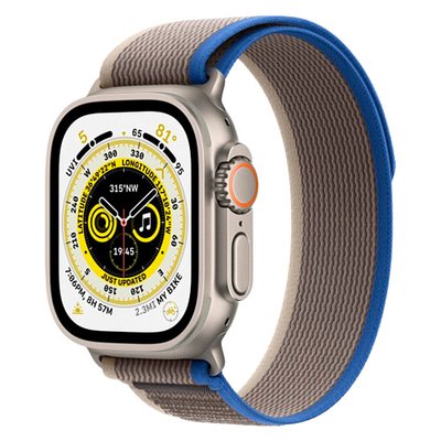 Apple Watch Ultra Titanium Case with Blue/Gray Trail Loop M/L (MQF33/MQEJ3) MQF33/MQEJ3 фото