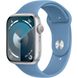 Apple Watch Series 9 41mm Silver Aluminum Case with Blue Sport Band S/M (MR903) MR903 фото 1