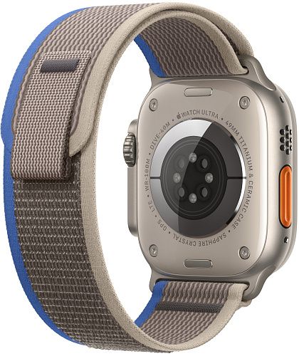 Apple Watch Ultra Titanium Case with Blue/Gray Trail Loop S/M (MNHE3/MNHL3) MNHE3/MNHL3 фото