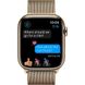 Apple Watch Series 9 45mm GPS + LTE Gold Stainless Steel with Gold Milanese Loop (MRMU3) MRMU3 фото 3