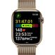 Apple Watch Series 9 45mm GPS + LTE Gold Stainless Steel with Gold Milanese Loop (MRMU3) MRMU3 фото 6