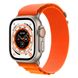 Apple Watch Ultra Titanium Case with Orange Alpine Loop Medium (MQEU3/MQFL3) MQEU3/MQFL3 фото 1