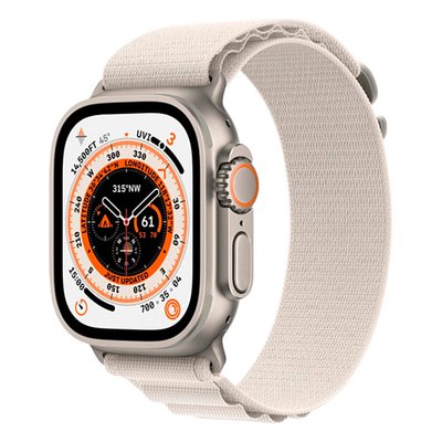 Apple Watch Ultra Titanium Case with Starlight Alpine Loop Medium (MQF03/MQFR3) MQF03/MQFR3 фото