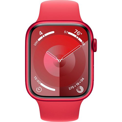 Apple Watch Series 9 GPS 41mm Red Aluminum Case with (PRODUCT) Red Sport Band S/M (MRXG3) MRXG3 фото