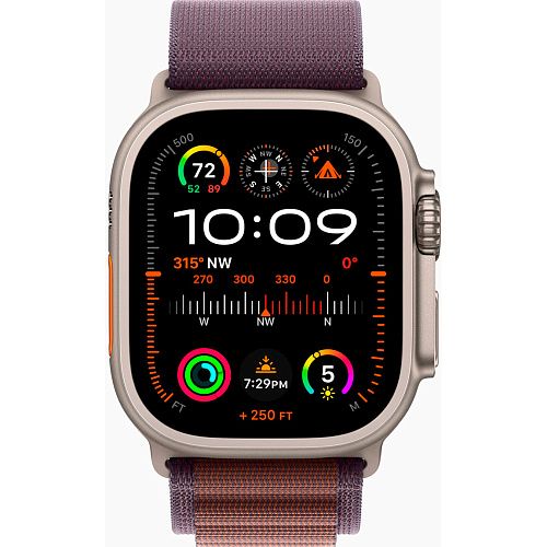 Apple Watch Ultra 2 Titanium Case with Indigo Alpine Loop Large (MREW3) MREW3 фото