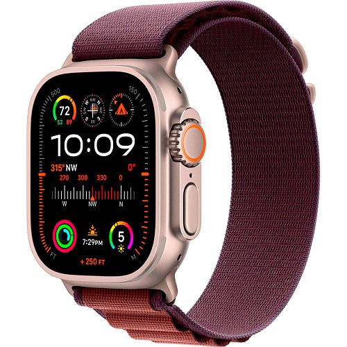 Apple Watch Ultra 2 Titanium Case with Indigo Alpine Loop Large (MREW3) MREW3 фото