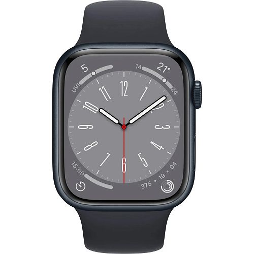 Apple Watch Series 8 41mm Midnight Aluminum Case with Midnight Sport Band M/L (MNU83) MNU83 фото