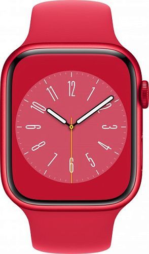 Apple Watch Series 8 41mm Red Aluminum Case with Red Sport Band (MNP73UL/A) MNP73UL/A фото