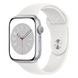 Apple Watch Series 8 41mm Silver Aluminum Case with White Sport Band (MP6K3UL/A) MP6K3UL/A фото 1