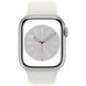 Apple Watch Series 8 41mm Silver Aluminum Case with White Sport Band S/M (MP6L3) MP6L3 фото 2