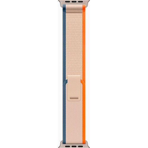 Apple Watch Ultra 2 49mm Titanium Case with Orange/Beige Trail Loop S/M (MRF13) MRF23 фото