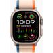 Apple Watch Ultra 2 49mm Titanium Case with Orange/Beige Trail Loop S/M (MRF13) MRF23 фото 2