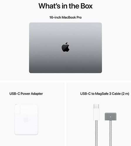 Ноутбук Apple MacBook Pro 16'' M2 Pro 16GB/512GB Space Gray 2023 (MNW83) MNW83 фото