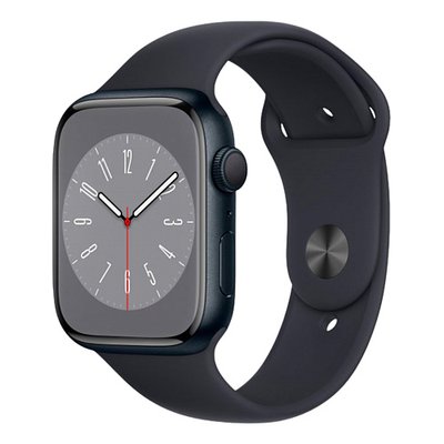 Apple Watch Series 8 45mm Midnight Aluminum Case with Midnight Sport Band M/L (MNP13UL/A) MNP13UL/A фото