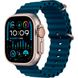 Apple Watch Ultra 2 Titanium Case with Blue Ocean Band (MREG3) MREG3 фото 1