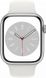 Apple Watch Series 8 45mm Silver Aluminum Case with White Sport Band M/L (MP6N3UL/A) MP6N3UL/A фото 2