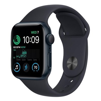 Apple Watch SE 2 40mm Midnight Aluminum Case with Midnight Sport Band (MNJT3) MNJT3 фото