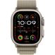 Apple Watch Ultra 2 Titanium Case with Olive Alpine Loop Large (MRF03) MRF03 фото 2