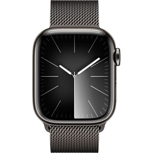 Apple Watch Series 9 41mm GPS + LTE Graphite Stainless Steel with Graphite Milanese Loop (MRJA3) MRJA3 фото