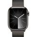 Apple Watch Series 9 41mm GPS + LTE Graphite Stainless Steel with Graphite Milanese Loop (MRJA3) MRJA3 фото 2